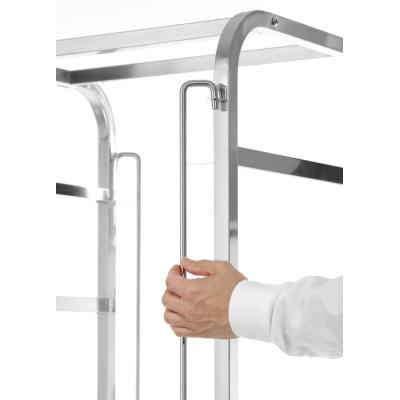 Vozík pro přepravu košů do myčky – 7 x 500x500 mm, HENDI, 615x560x(H)1710mm | 810583